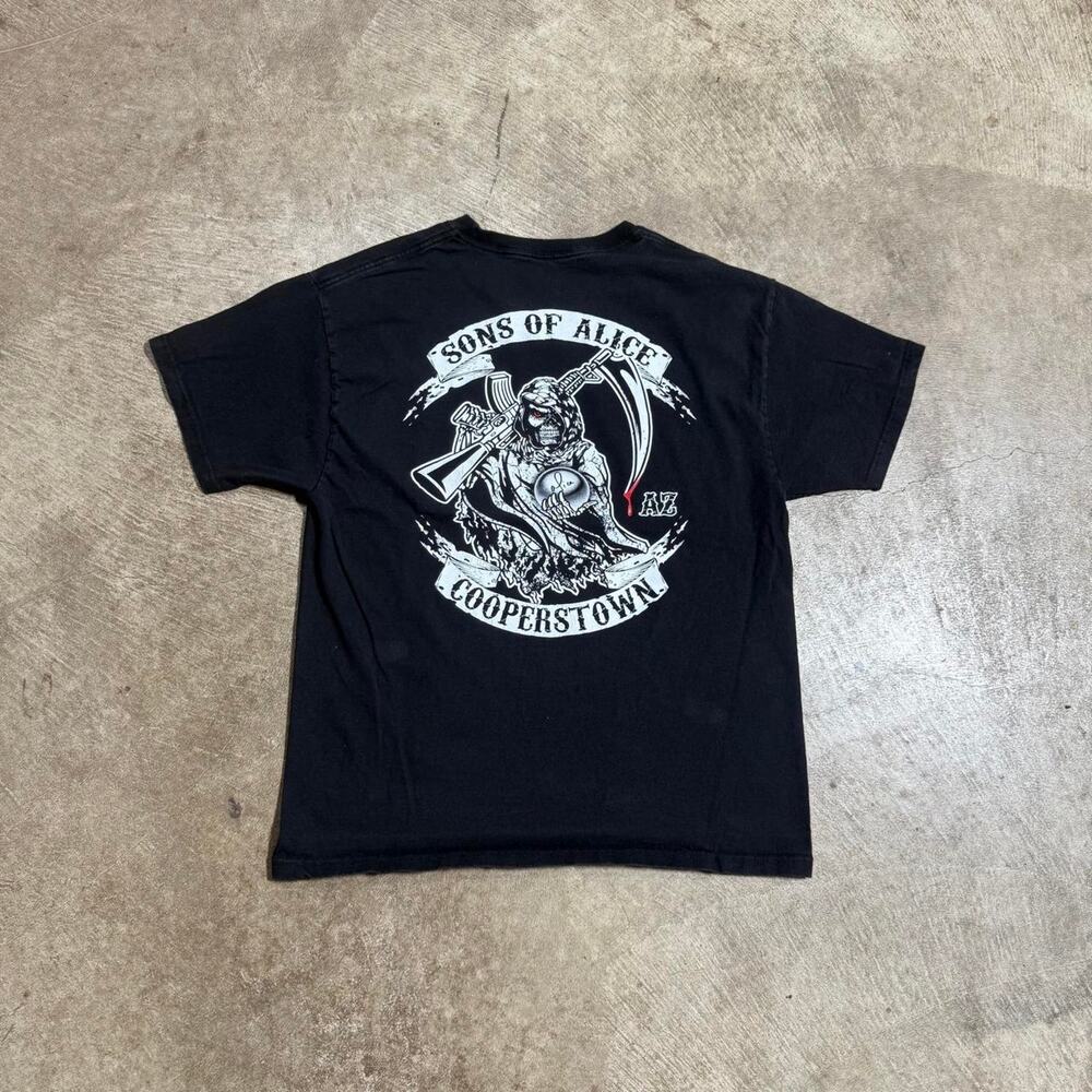 Black Sons of Alice Cooperstown Graphic T-Shirt